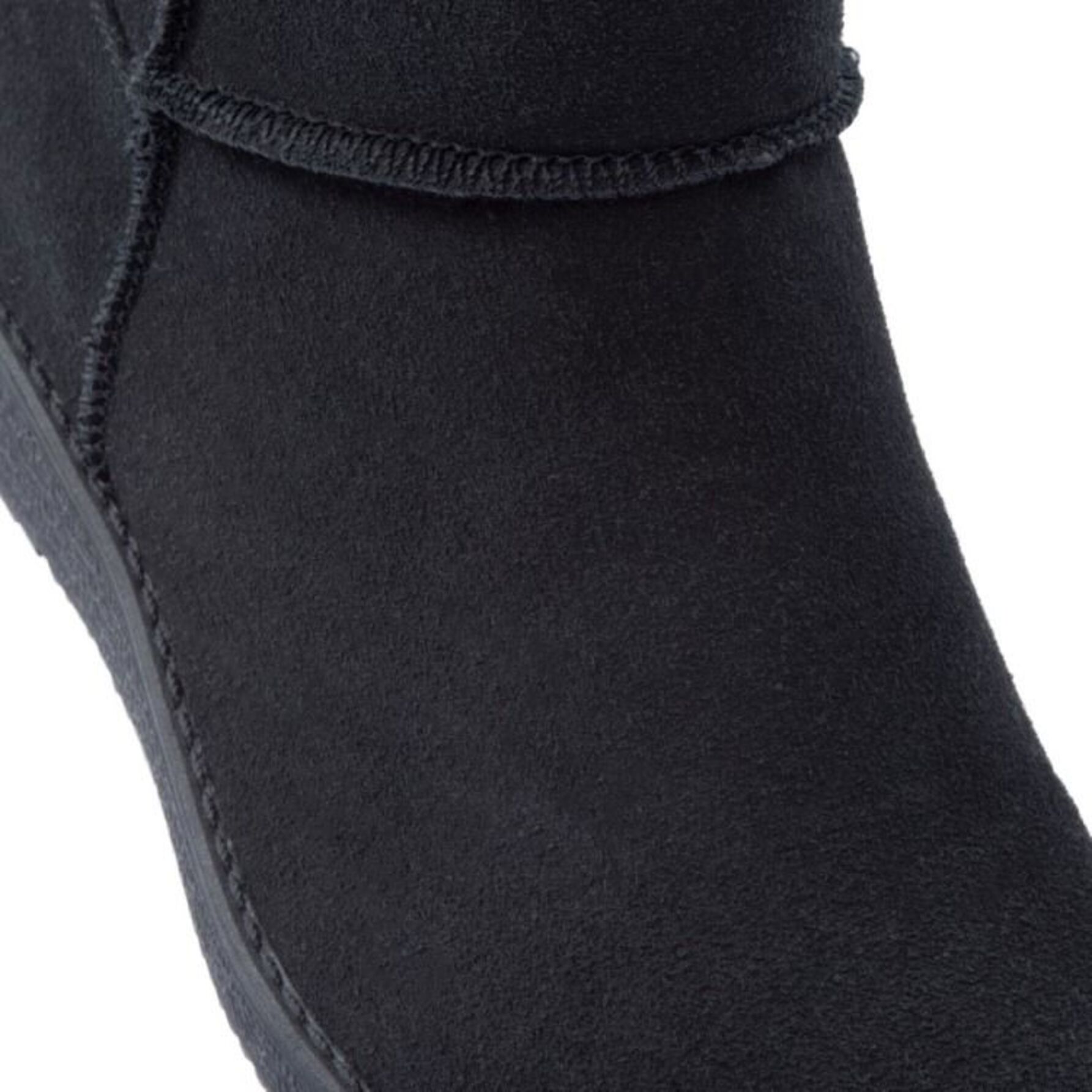 Kit de 2 pares de botas de mujer, tipo botín, acabado ante, de piso, colores negro y beige, marca PBPS 1149416
