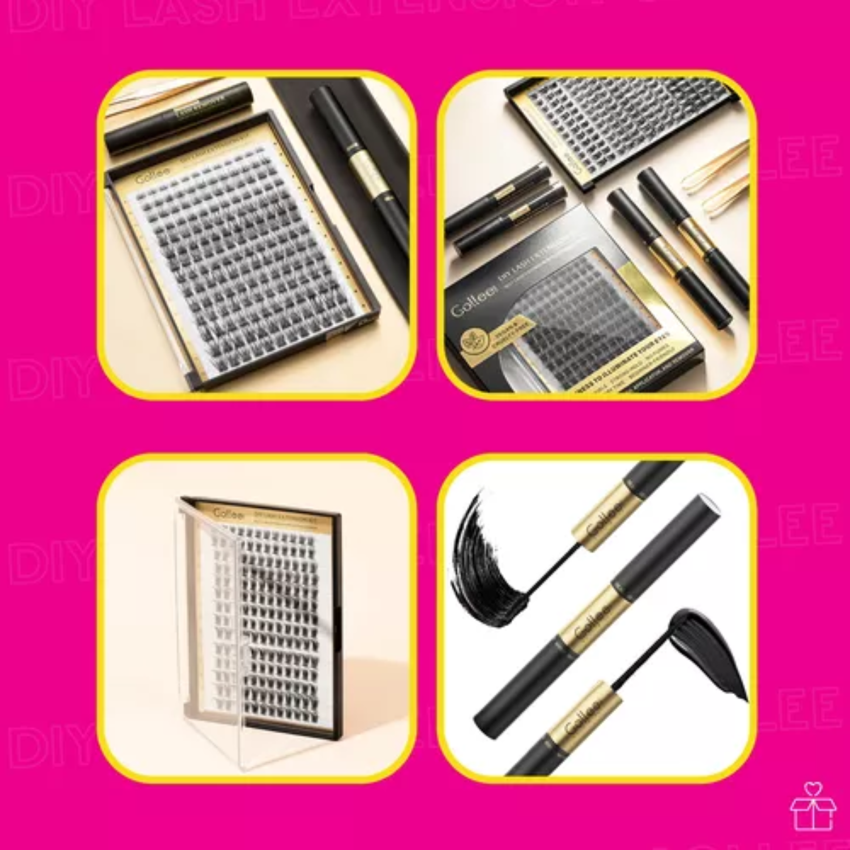 Pestañas Diy Golle Para Colocar En Casa Lash Extension Kit
