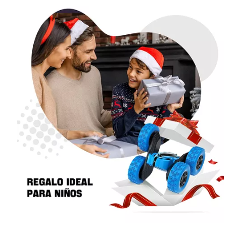 Carro Control Remoto Recargable Rotación De 360° Para Niños