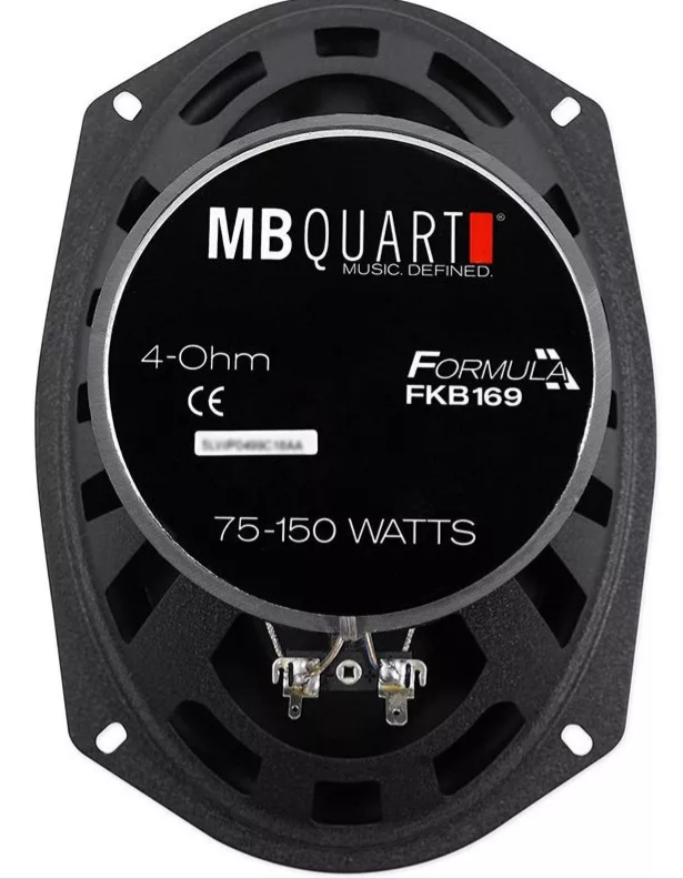 Bocinas Coaxiales MB QUART FKB169 75w RMS 6x9 Pulgadas 4 Ohms 2 Vías