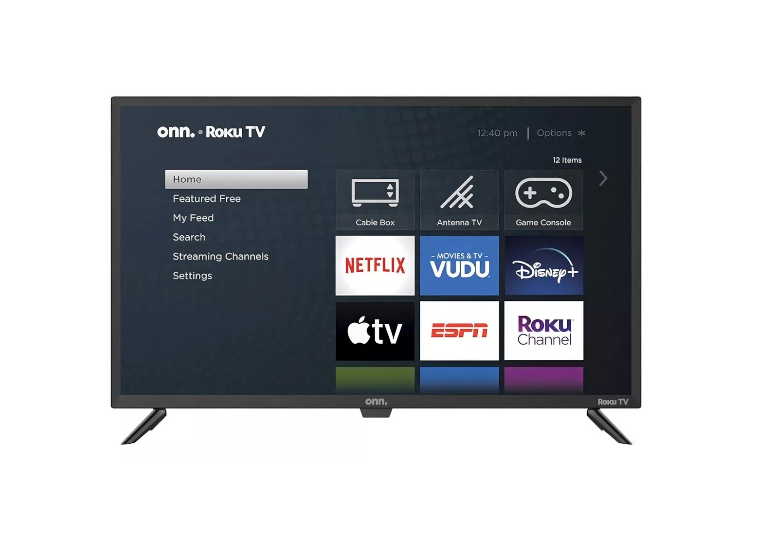 Pantalla Smart Tv Onn de 32 Pulgadas Hd Led, 60 Hz con Sistema Roku Tv 