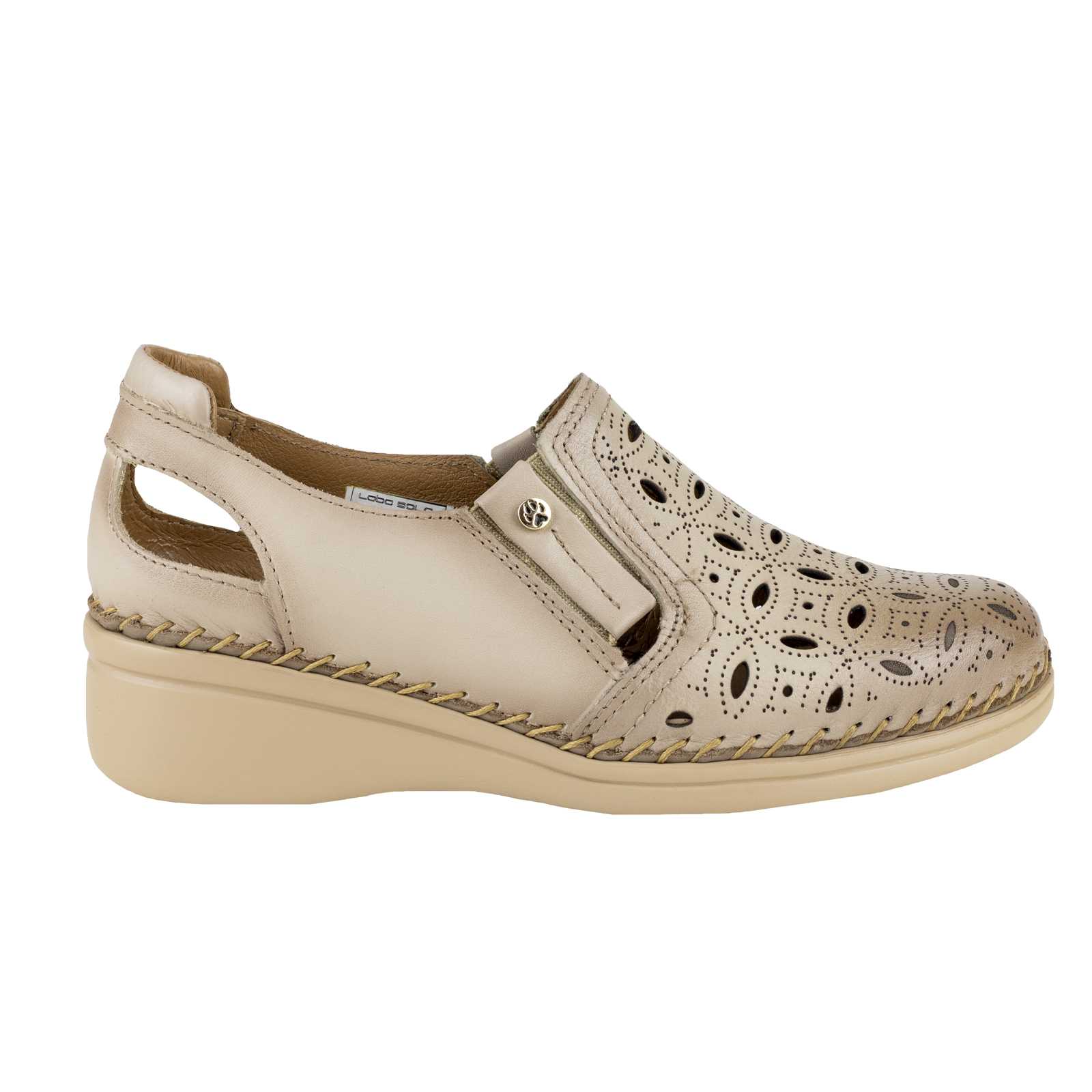 Zapato Mujer Con Tacón Lobo Solo Jessi Abiertos 4724 Arena