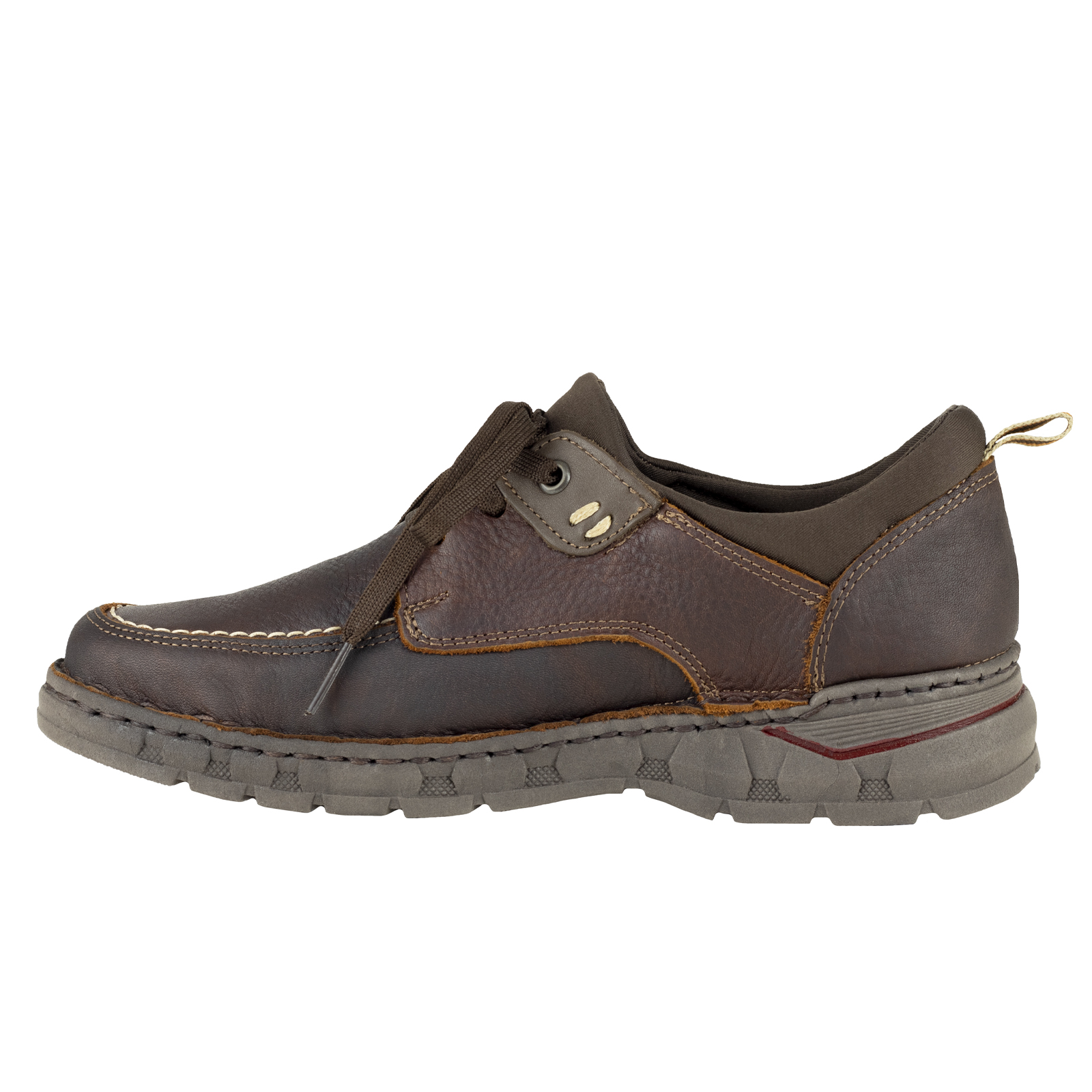 Zapatos Choclos Para Hombre Lobo Solo 9083 Brown Cocidos Graneado