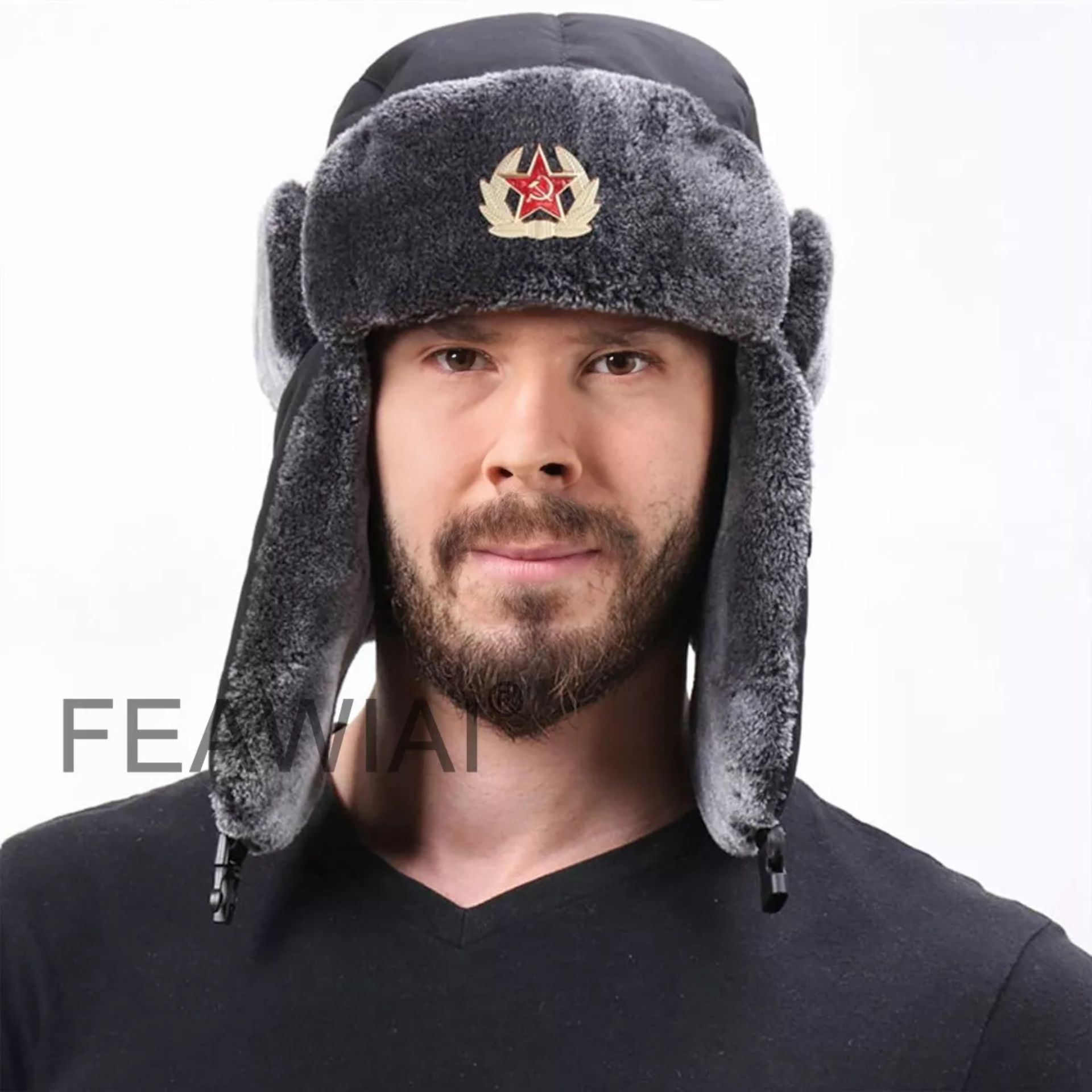 Gorro Ruso Térmico Esquí Aviador Cubre Cara Invierno