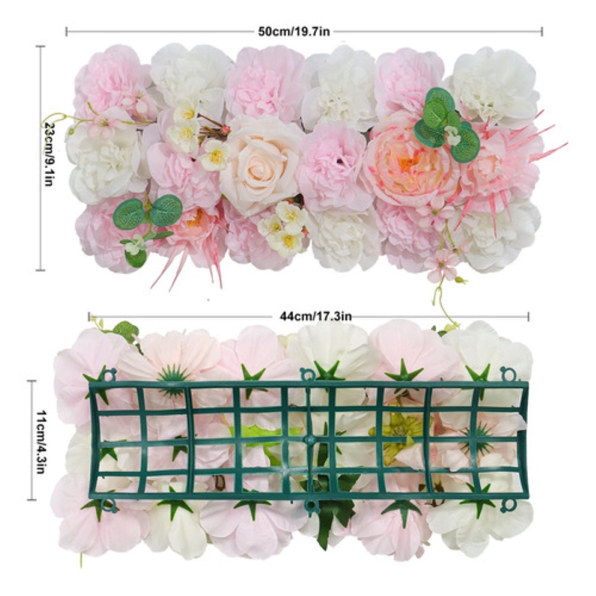 Flores para Centro De Mesa De Comedor De Boda Con Arco 6 pzs, rosa palo
