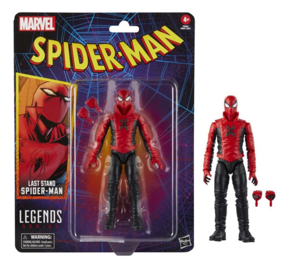Figura Acción de Last Stand Spiderman de Marvel +3 años rojo