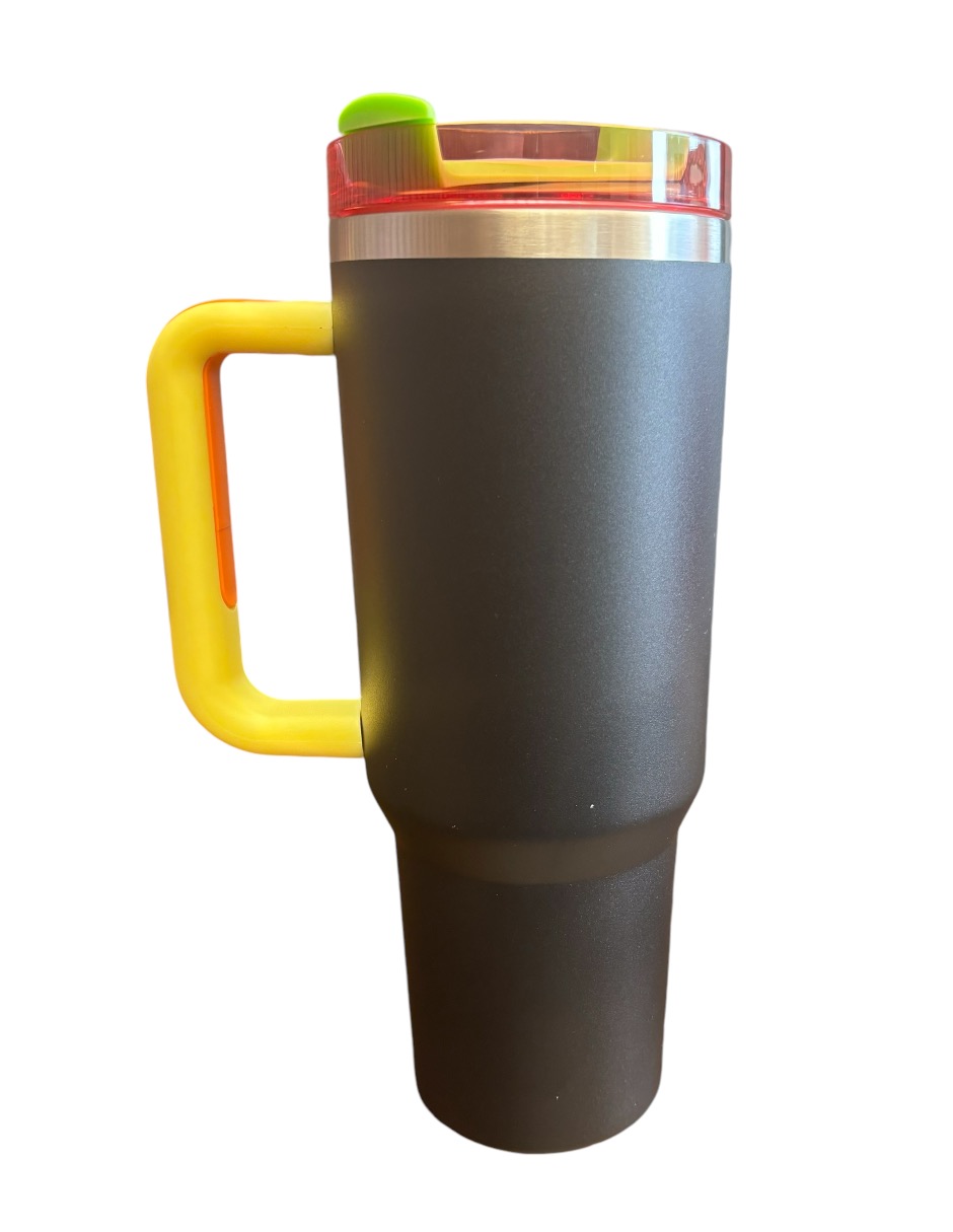 Termo Stanley Quencher H2.0 de acero inixidable Color negro de 1.2 L