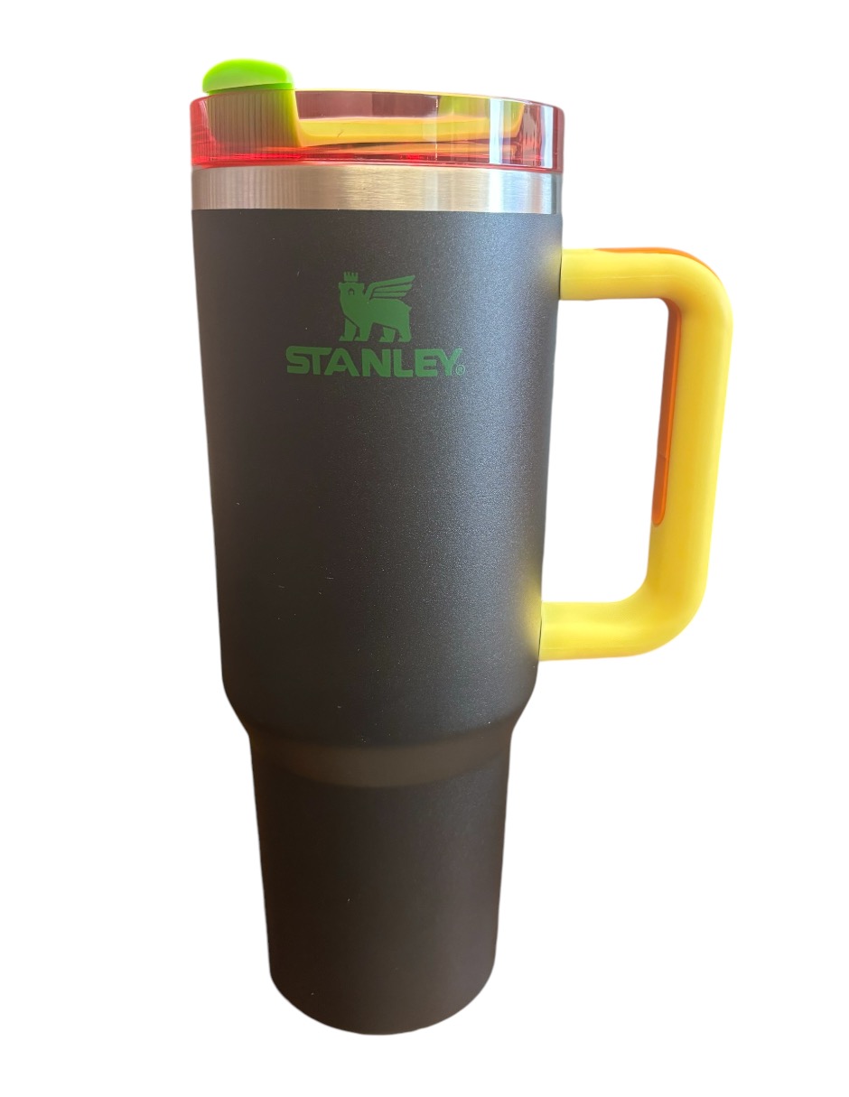 Termo Stanley Quencher H2.0 de acero inixidable Color negro de 1.2 L
