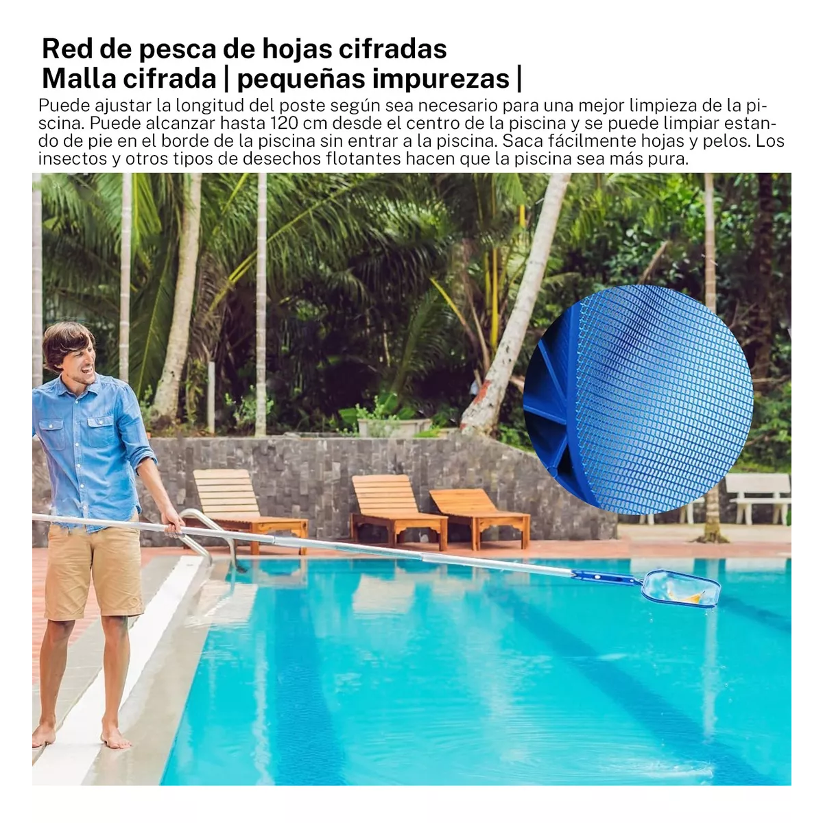 Aspirador Con Cepillo Para Piscinas Inflables