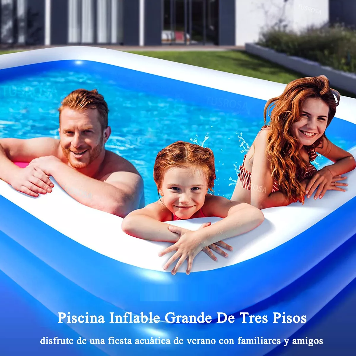 Alberca Inflable Grandes Piscinas Rectangular 300cm