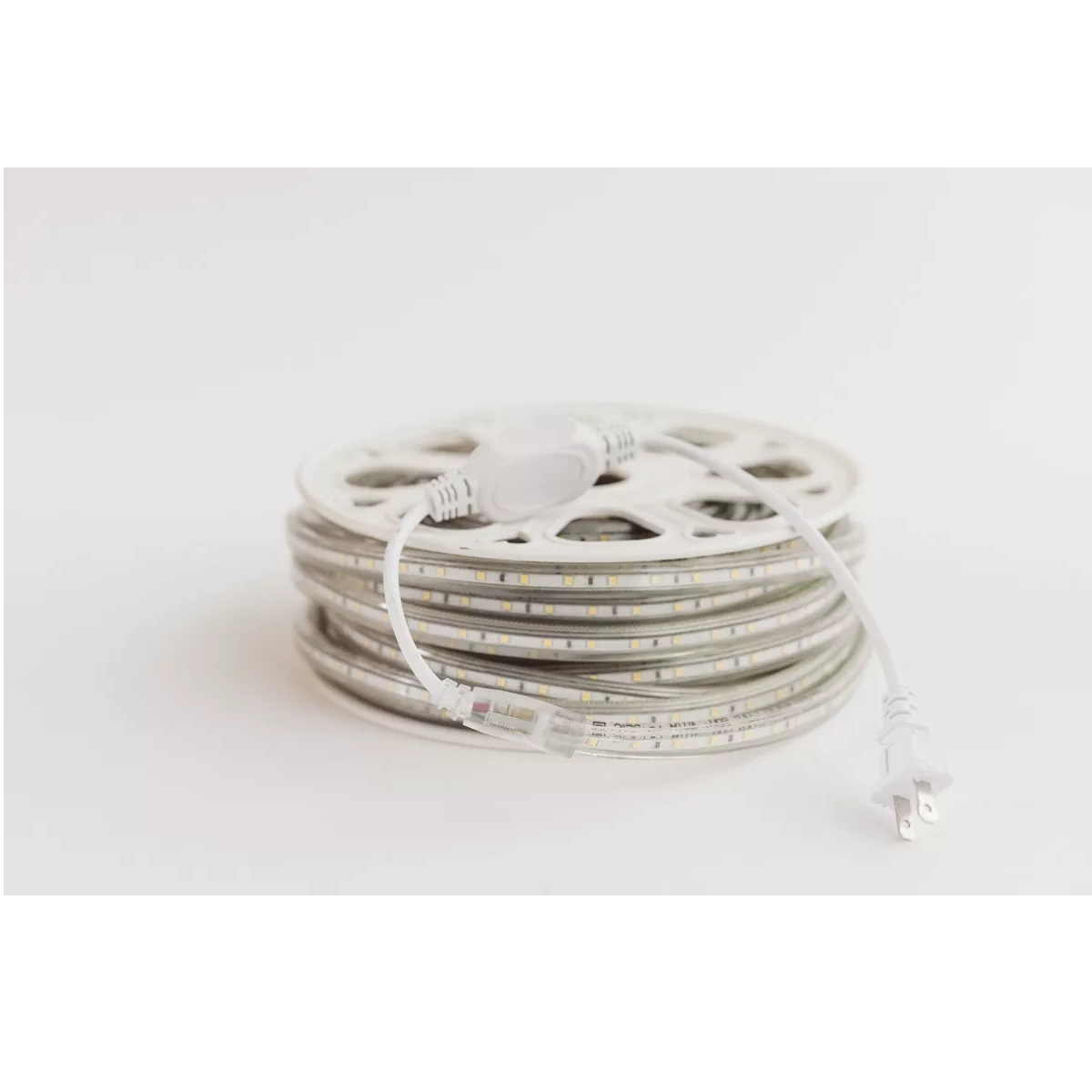 Manguera Tira Led Luz Plana Uso Exterior 25m Blanco Frío