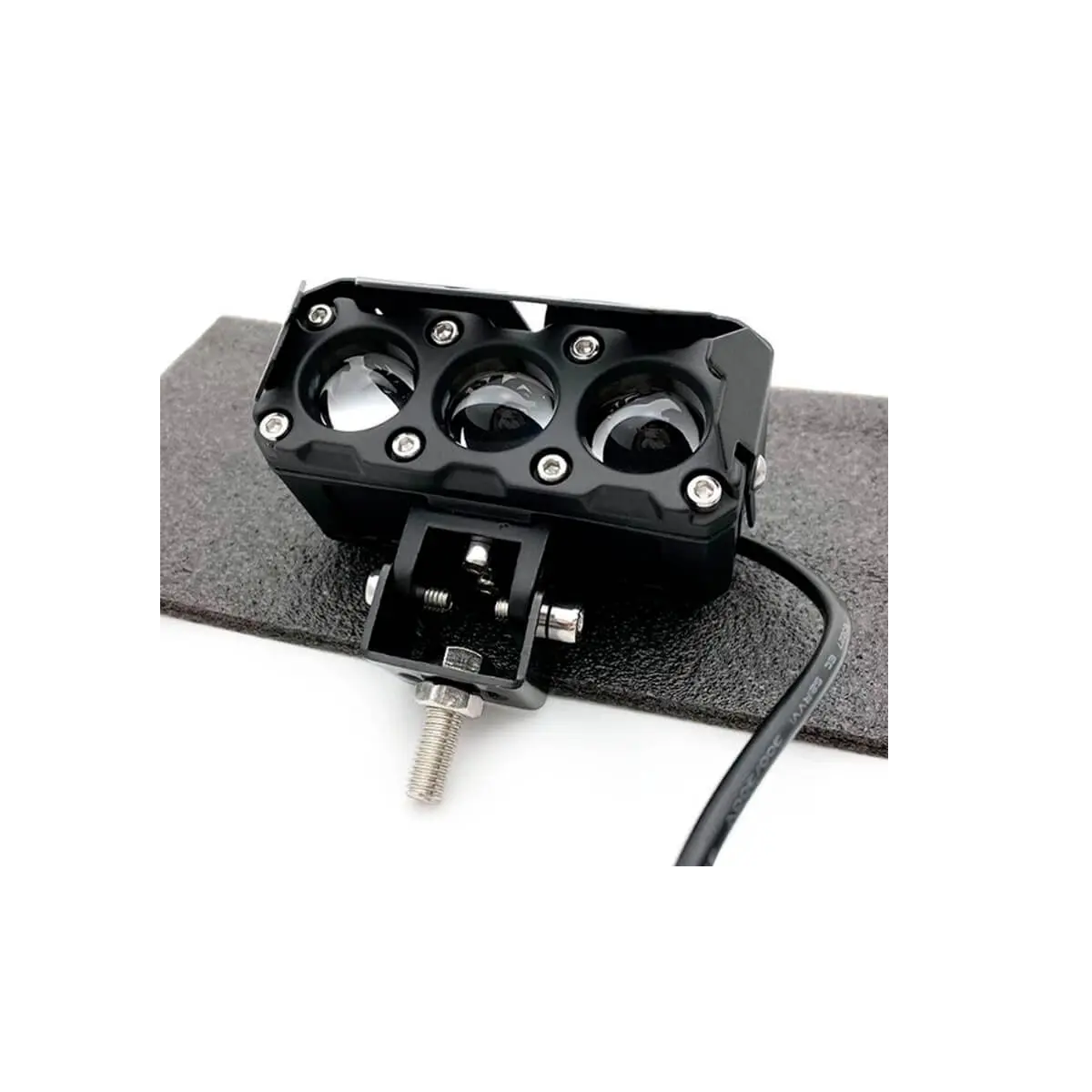 Par Luces Led Auxiliares Faros De Lupa Para Auto Moto 120w