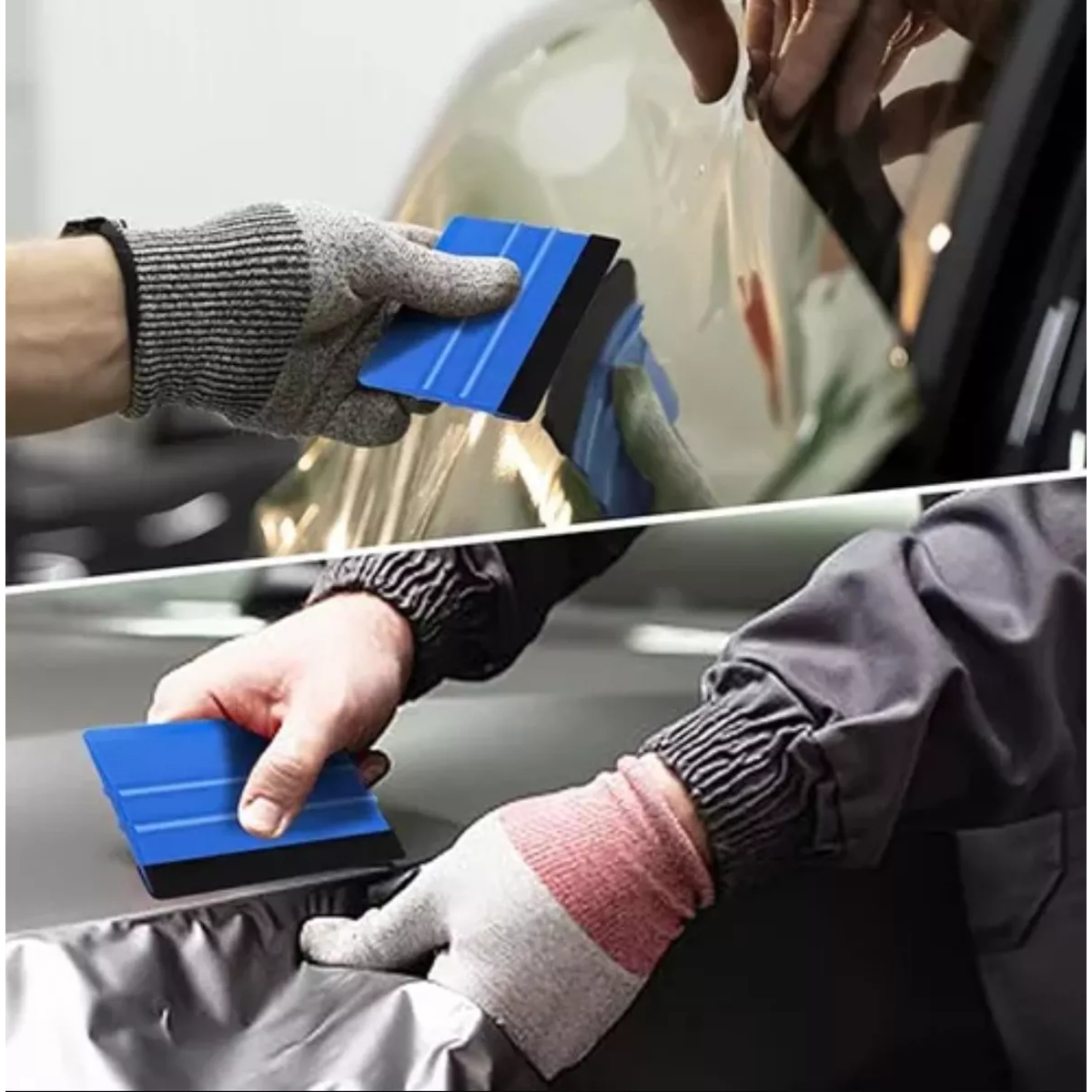 10pzas Espátula Squeegee Aplicador Vinil. Herramienta Para Vinil Fibra De Carbono