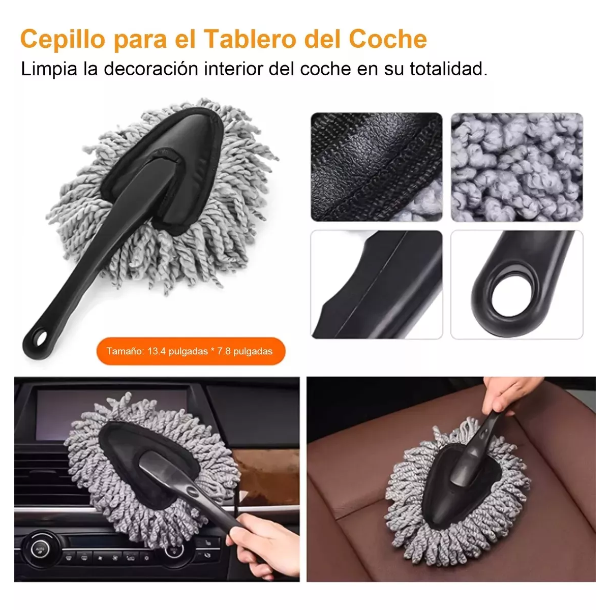 Kit Detallado Automotriz Lavado Limpieza Juego 10 Piezas