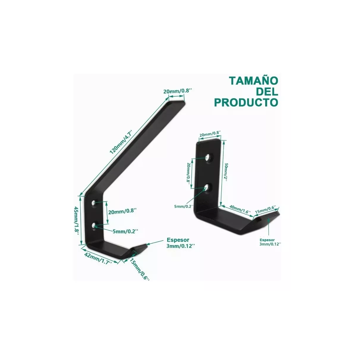 Perchero Para Casco Perchero Gancho De Acero Inoxidable 8pcs