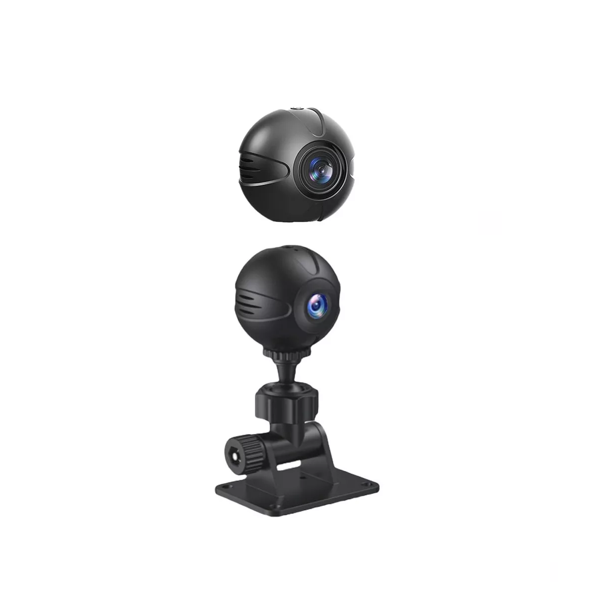Mini Cámara Espía Cyotman Seguridad Full Hd Wifi 1080p Nocturna Color Negro