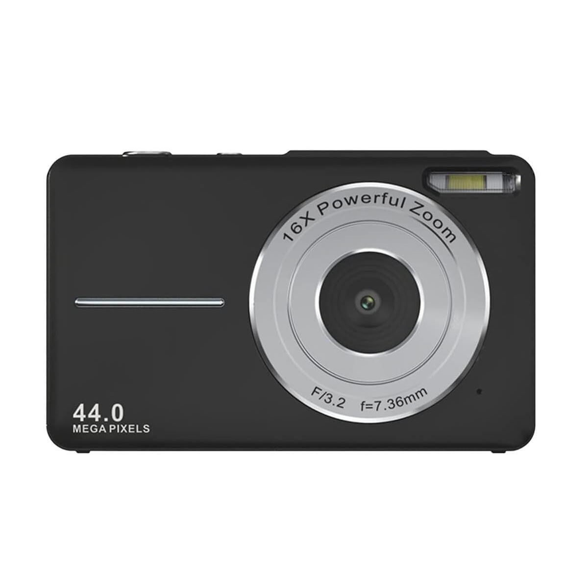 Cámara Digital 1080p 44mp Webcam Filtros Principiantes +32gb Negro