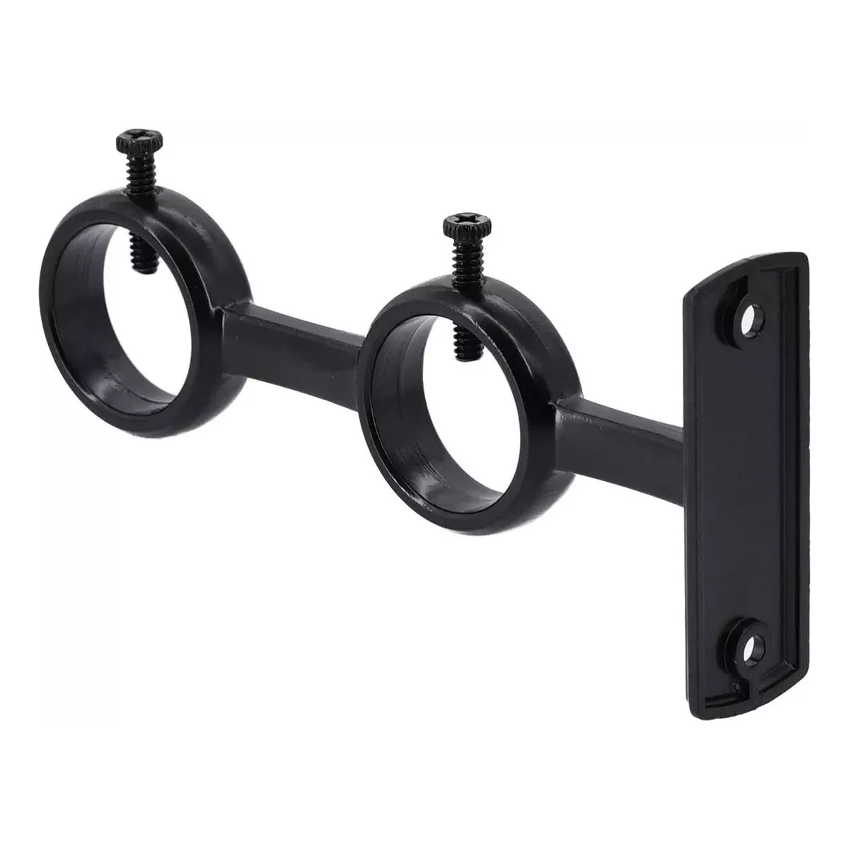 Soporte 2 Cortinero Doble Para Techos/pared Ajustable Gancho