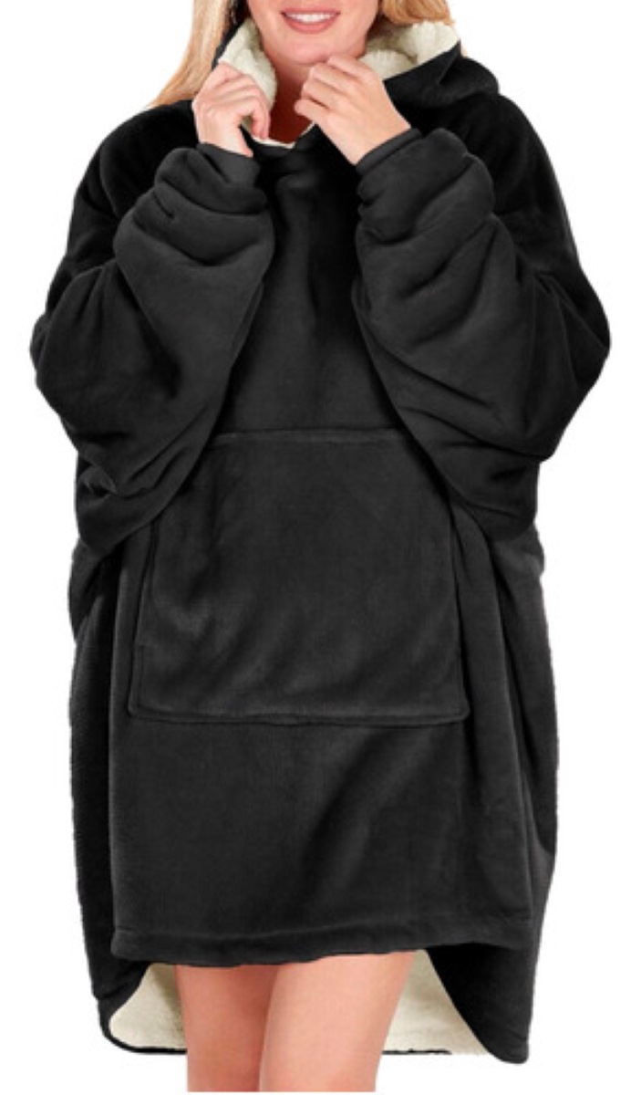 Sudadera Cobija Hoodie Con Capucha Afelpada Calientita Suave