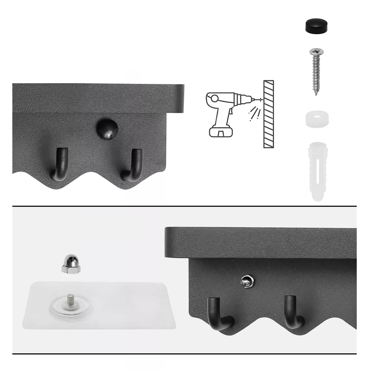 Portallaves De Pared Organizador Decoración Estante Perchero