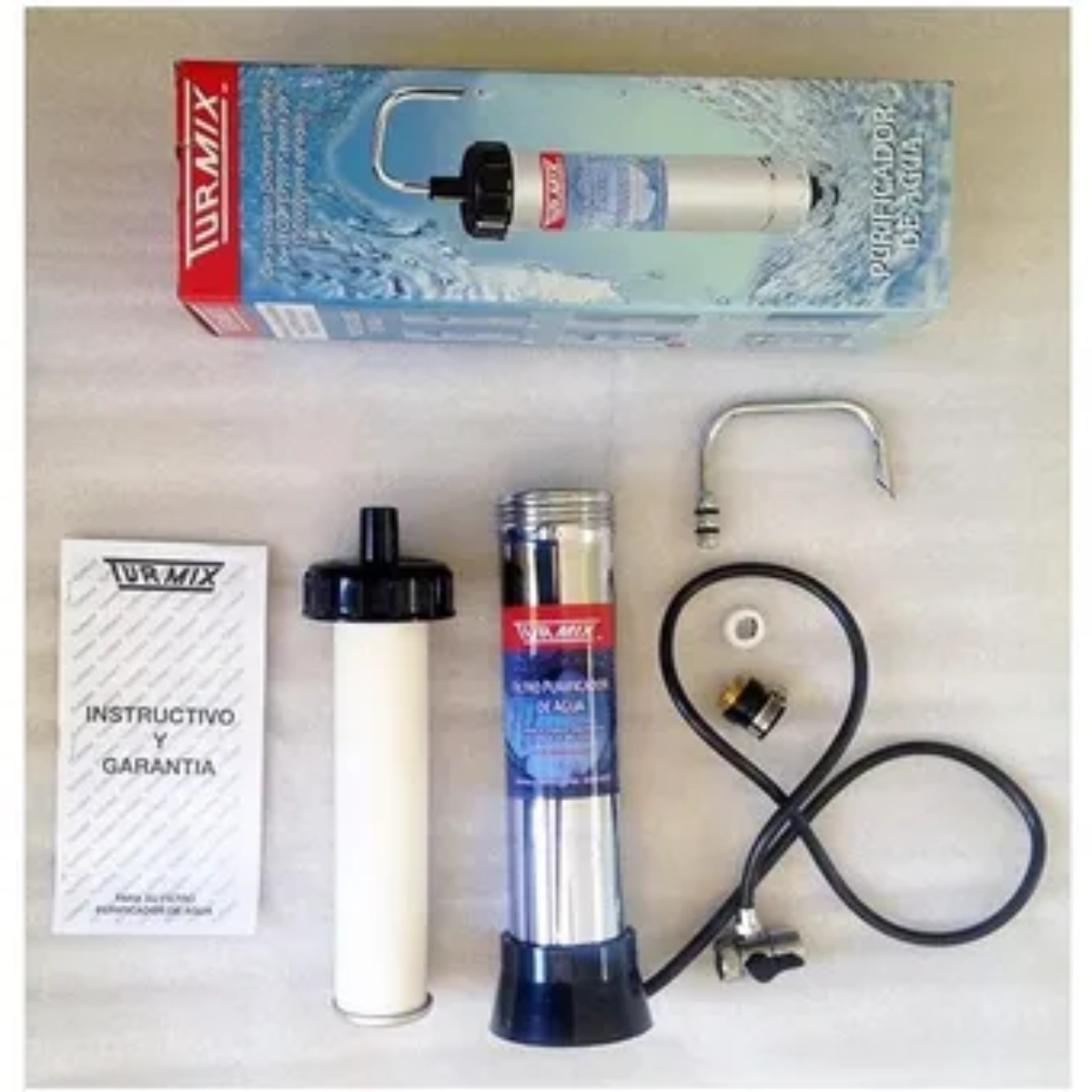 Filtro Purificador de Agua Turmix Autoinstalable C/Manguera ENDY2