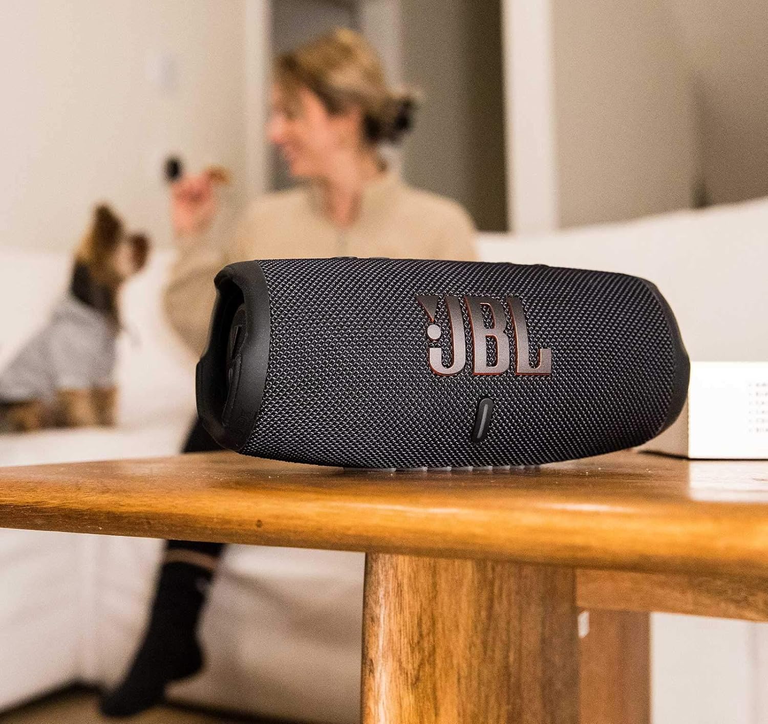 Bocina Jbl Charge 5 Negra, Portátil, Bluetooth, Waterproof