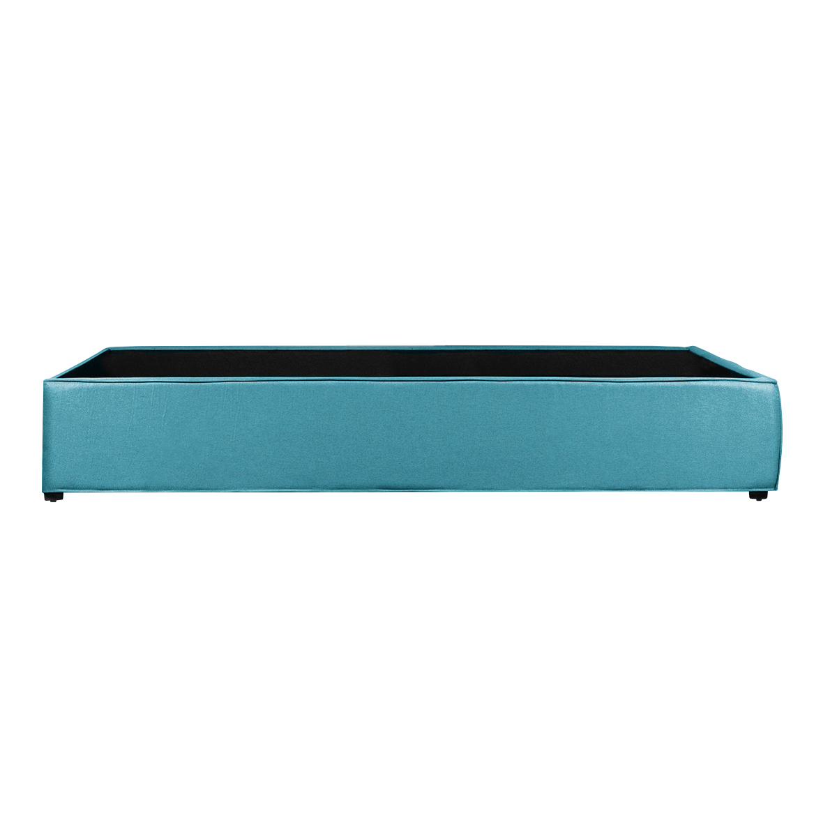 Base Queen Size Para Colchón Roomi Explorer Box Tapizado Azul