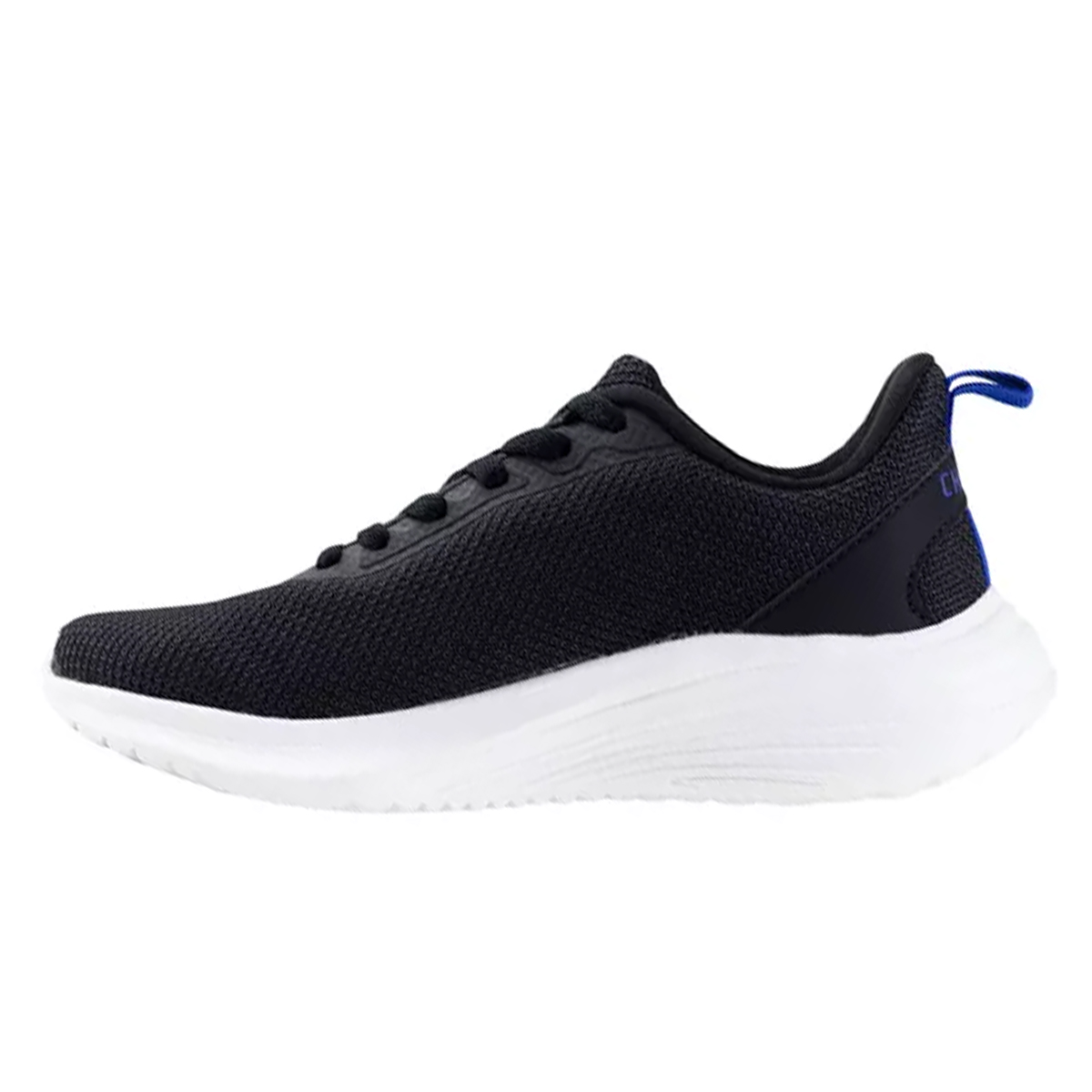 Tenis Charly Hombre Sport Para Trotar 1086306 Negro Blanco