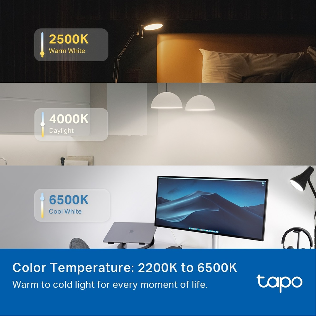 Kit 2 Focos Inteligente Tp-link Tapo L535E LED RGB Multicolor WiFi APP