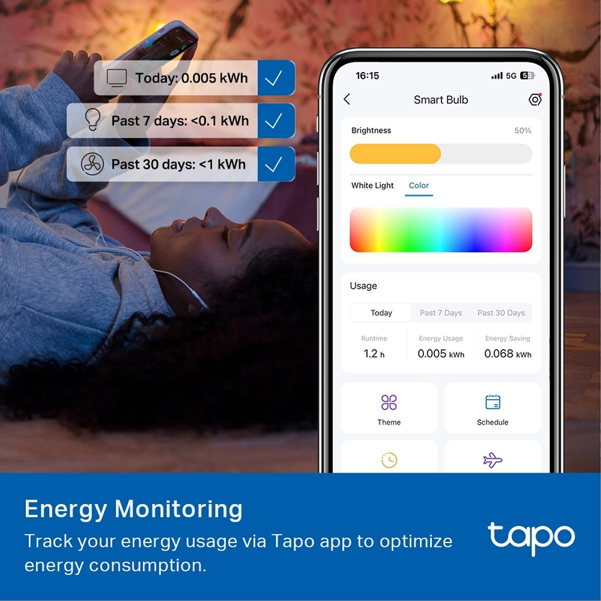 Kit 2 Focos Inteligente Tp-link Tapo L535E LED RGB Multicolor WiFi APP