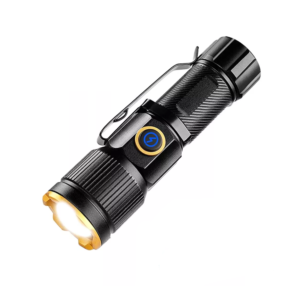 Lámpara Led Recargable Mini Linterna Potente Con Imán 5modos