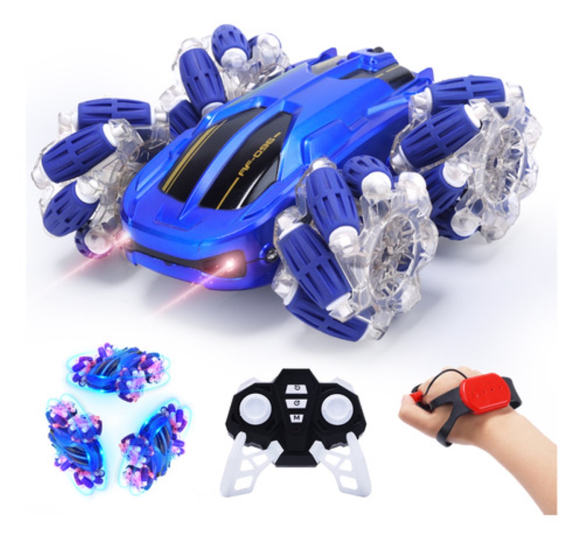 Rc Coches Deriva Rotación X81 De 360 Grados Para Niños Azul
