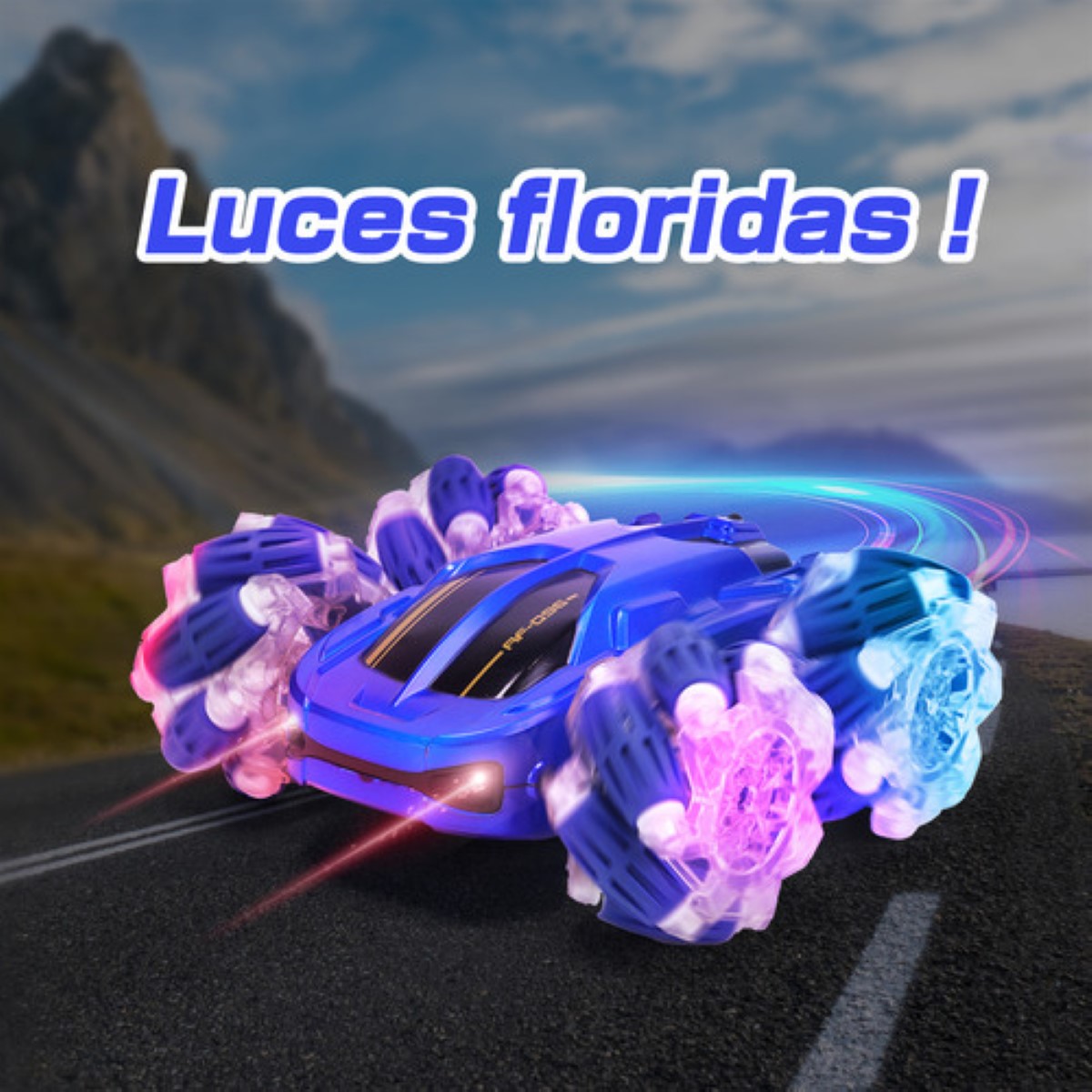 Rc Coches Deriva Rotación X81 De 360 Grados Para Niños Azul