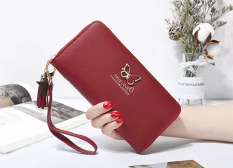 Elegante Cartera Monedero Dama Excelentes Acabados