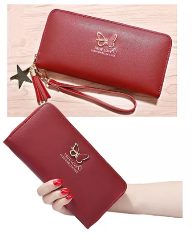 Elegante Cartera Monedero Dama Excelentes Acabados