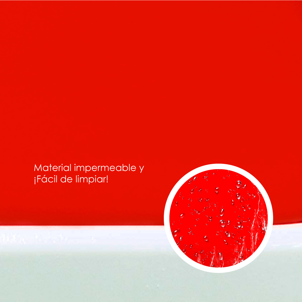 Ilios Innova | Paquete de sillas plegables acolchonadas impermeables para exteriores con estructura metálica resistente y base antideslizante color rojo