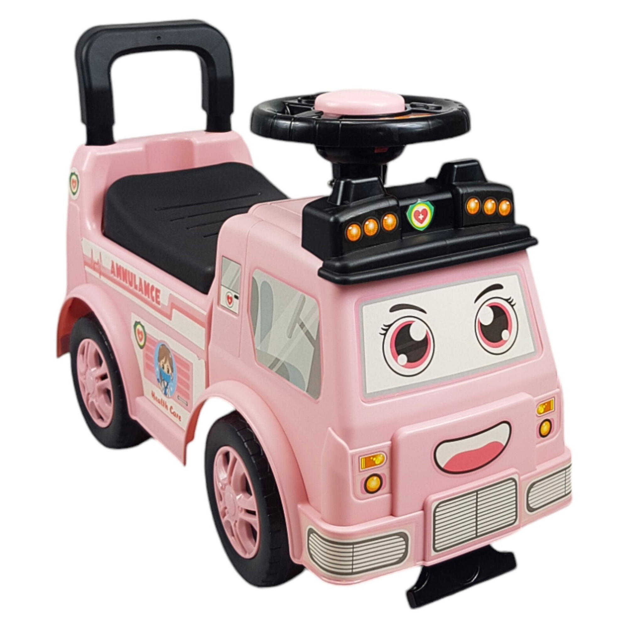 Montable para Niños Carrito Oficios Correpasillos de 53 cm - Rosa