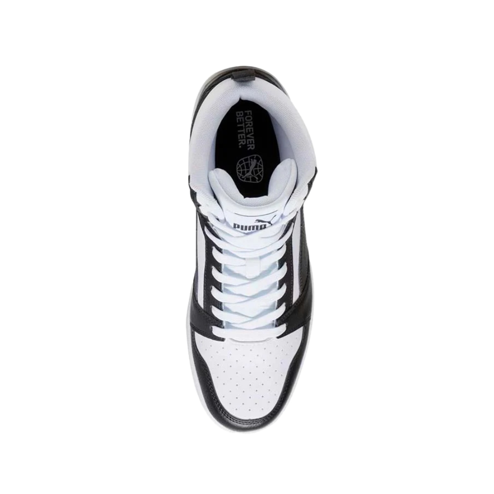 Tenis Puma Rebound V6 Mid Negro-Blanco de Hombre 392326 01