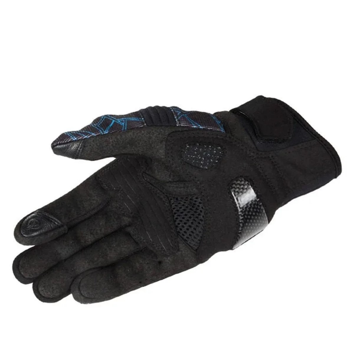 Guantes motocicleta rojo proteccion carreras transpirable resistente caídas pantalla táctil