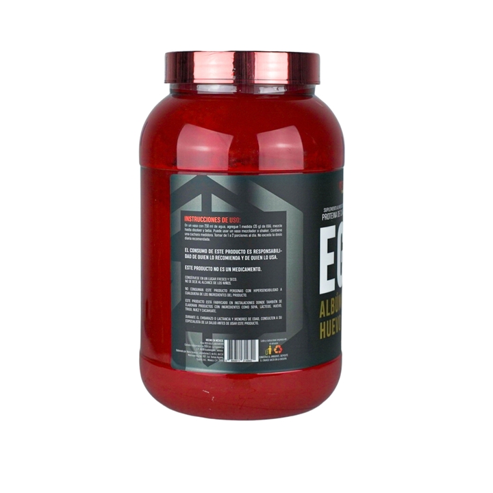 Red Gold Proteína de Claras de Huevo -Fresa Platano - 25g de Proteína por Porción - Sin Azúcar | 1.050 kg