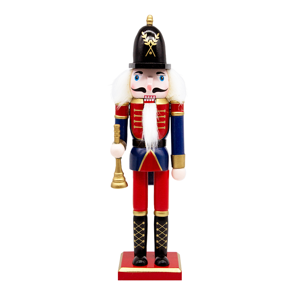 Cascanueces de Navidad de Madera para Figuras de Árbol de Navidad Juguetes Azul
