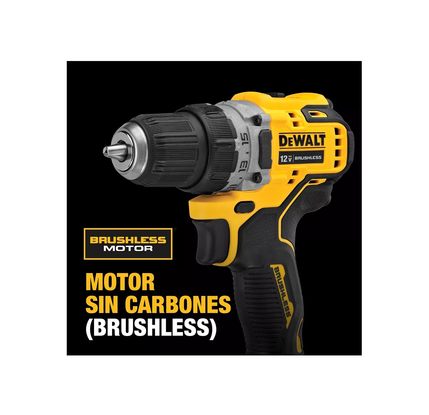 Kit de Taladro Atornillador Dewalt Inalámbrico Xtreme 12V Max 