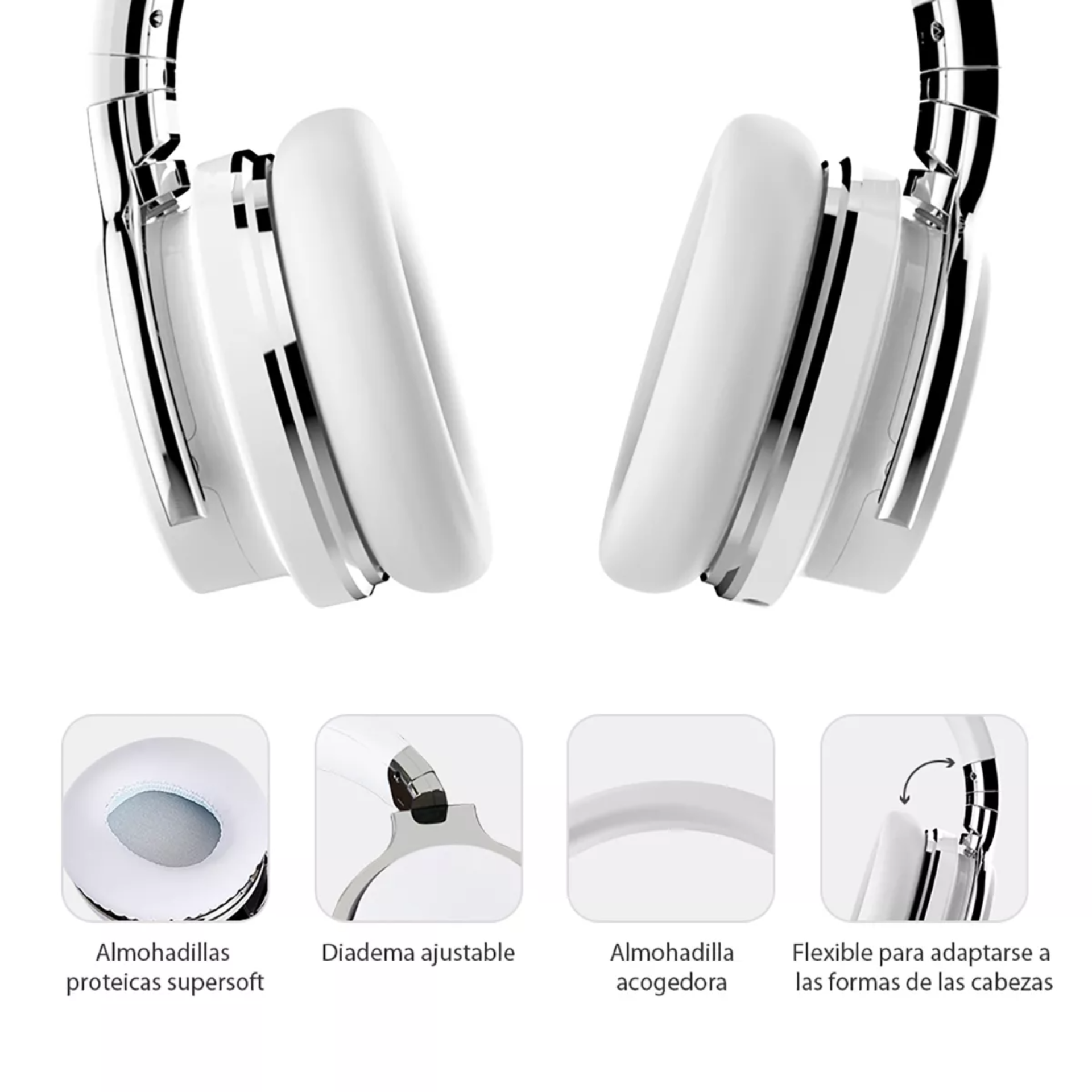 Auriculares Inalámbricos Bluetooth Cowin E7,  Llamada De Micrófono, 30 Horas De Reproducción Para Viajes/trabajo, Función Activa De Reducción De Ruido auriculares Tipo Oreja,Audifonos Cancelacion Ruido