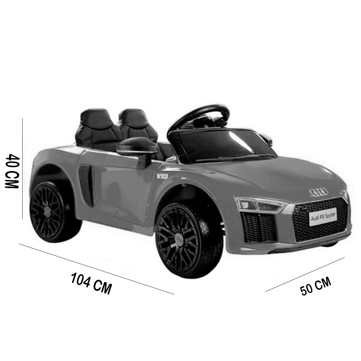 Montable Electrico Audi R8 Premium OC11876 Le Monde Rosa