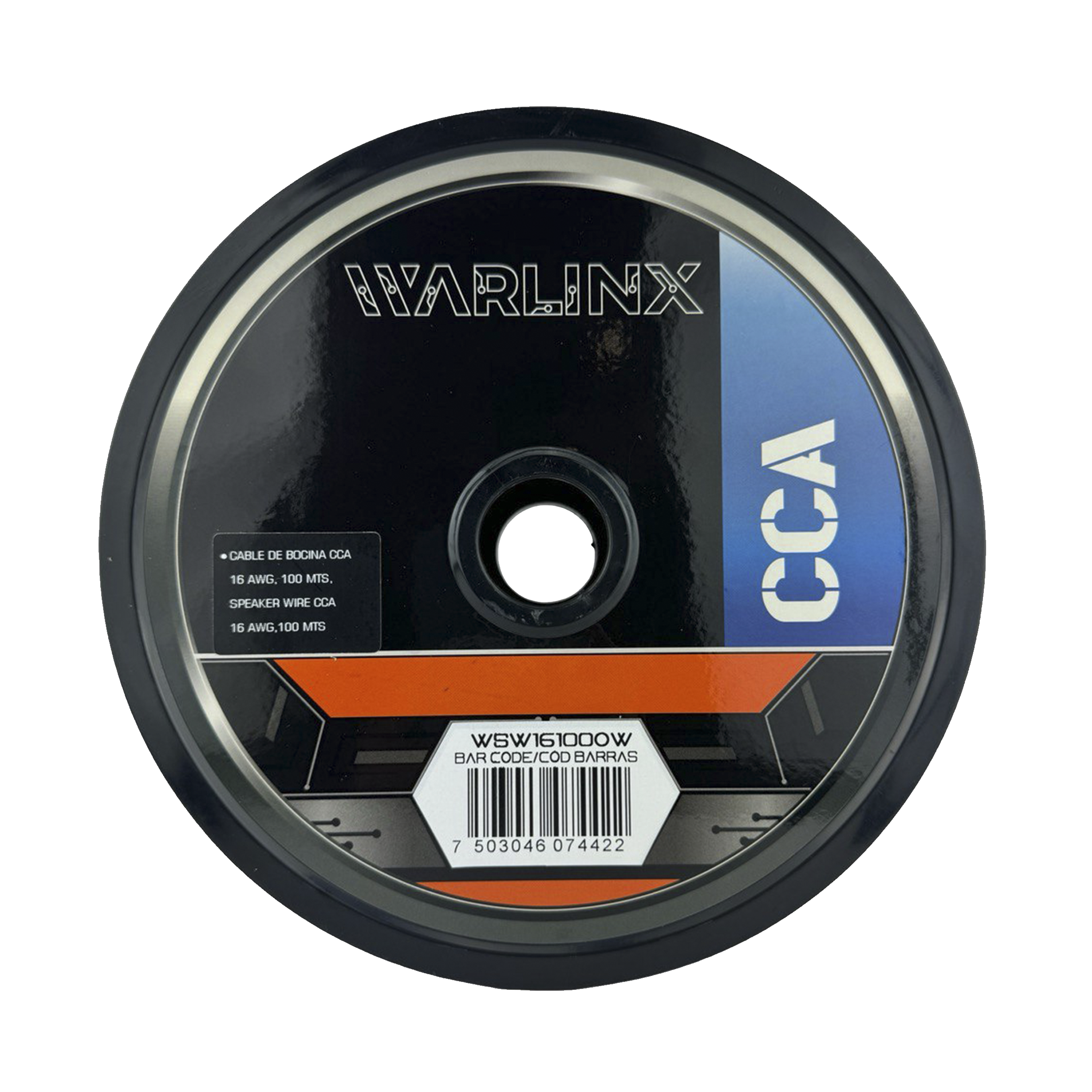 ROLLO DE CABLE PARA BOCINA SPEAKER WIRE 100mts CAL 16 CCA