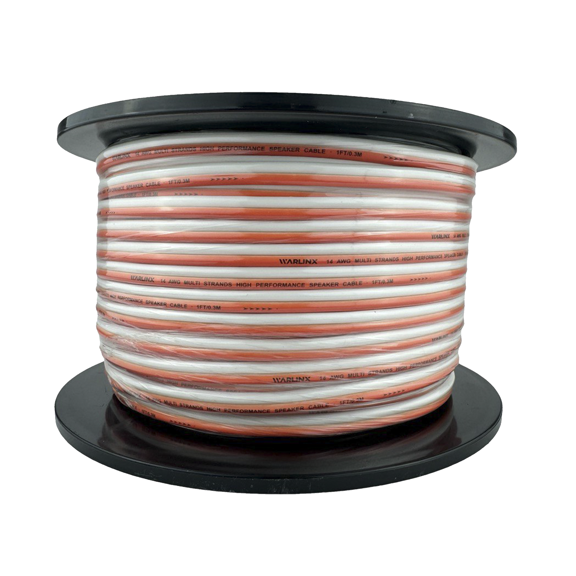 ROLLO DE CABLE PARA BOCINA SPEAKER WIRE 100mts CAL 16 CCA
