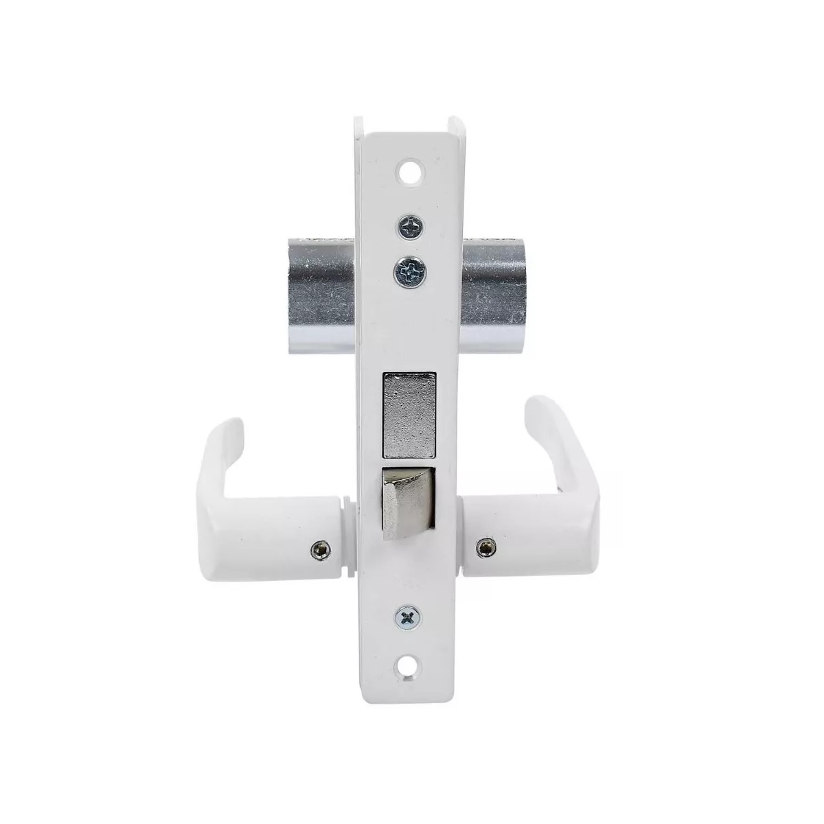 Cerradura Para Perfiles De Aluminio Der/izq Color Blanco