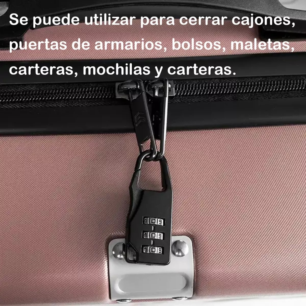 12pzs Candado Con Clave Swiss Para Maletas Mochilas Equipaje