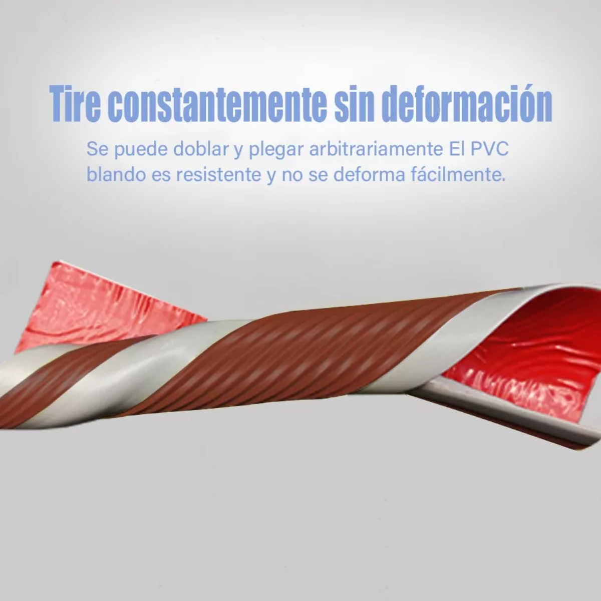 Cinta Adhesiva Antiderrapante Autoadherible Para Escaleras Gris + Marron