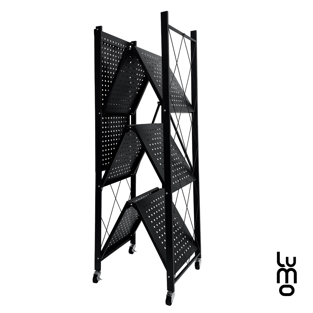 Estante Rack Organizador 4 Niveles Plagable Metalico.